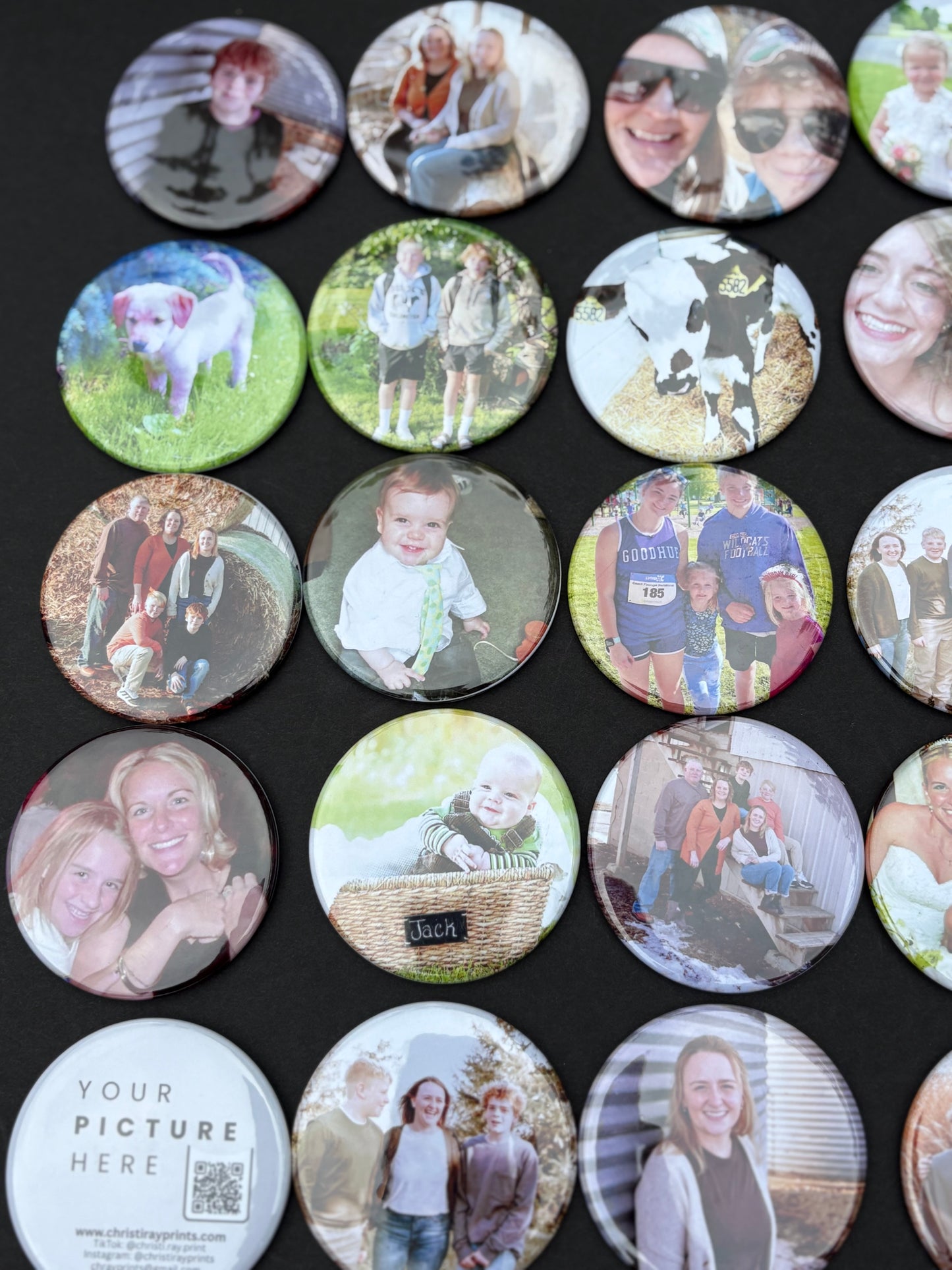 2.25" Round Custom Photo Magnet