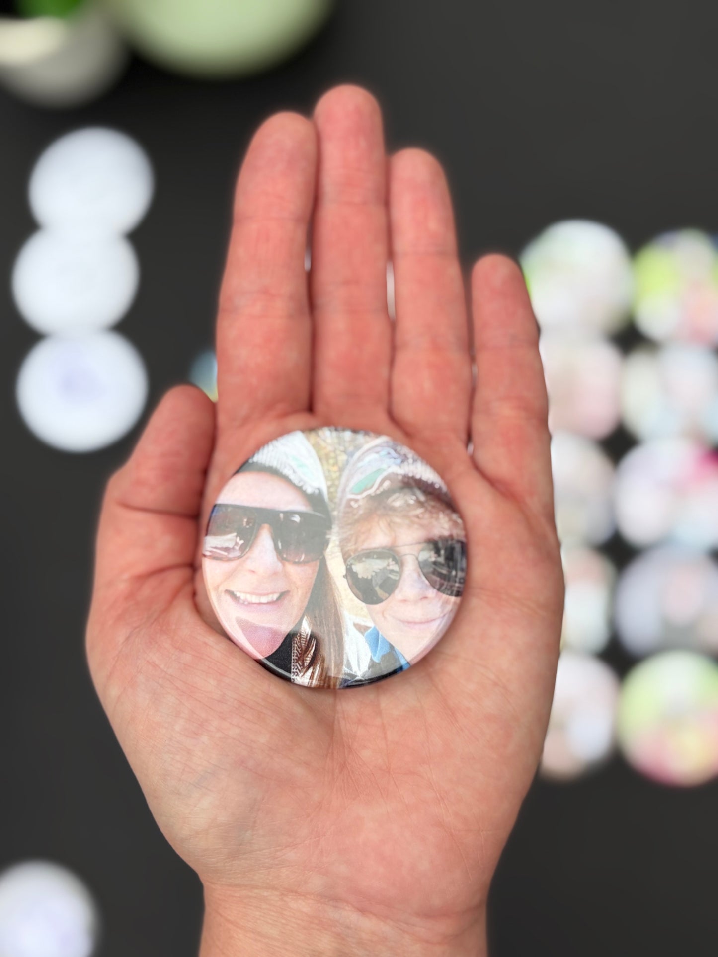 2.25" Round Custom Photo Magnet