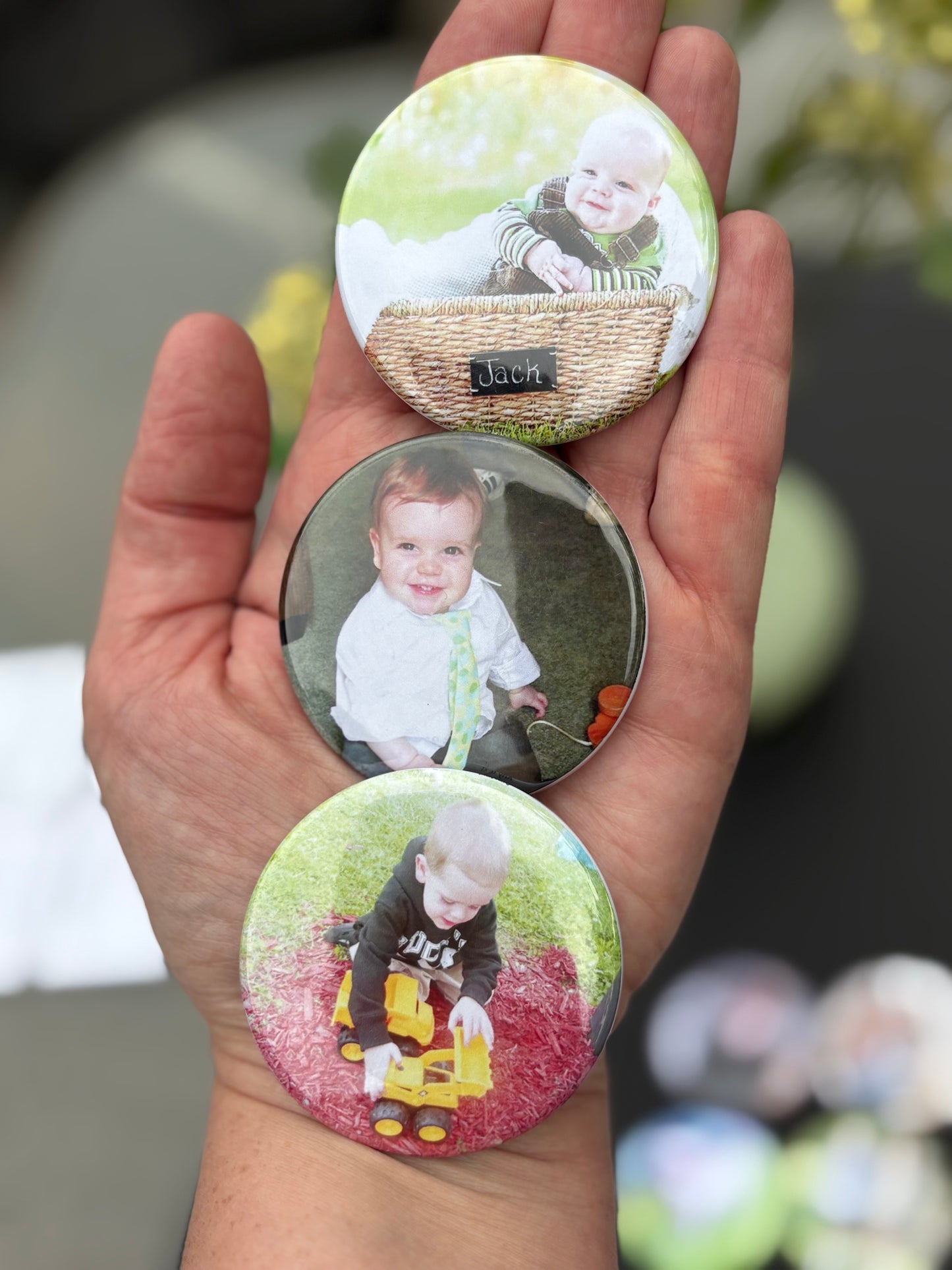 2.25" Round Custom Photo Magnet