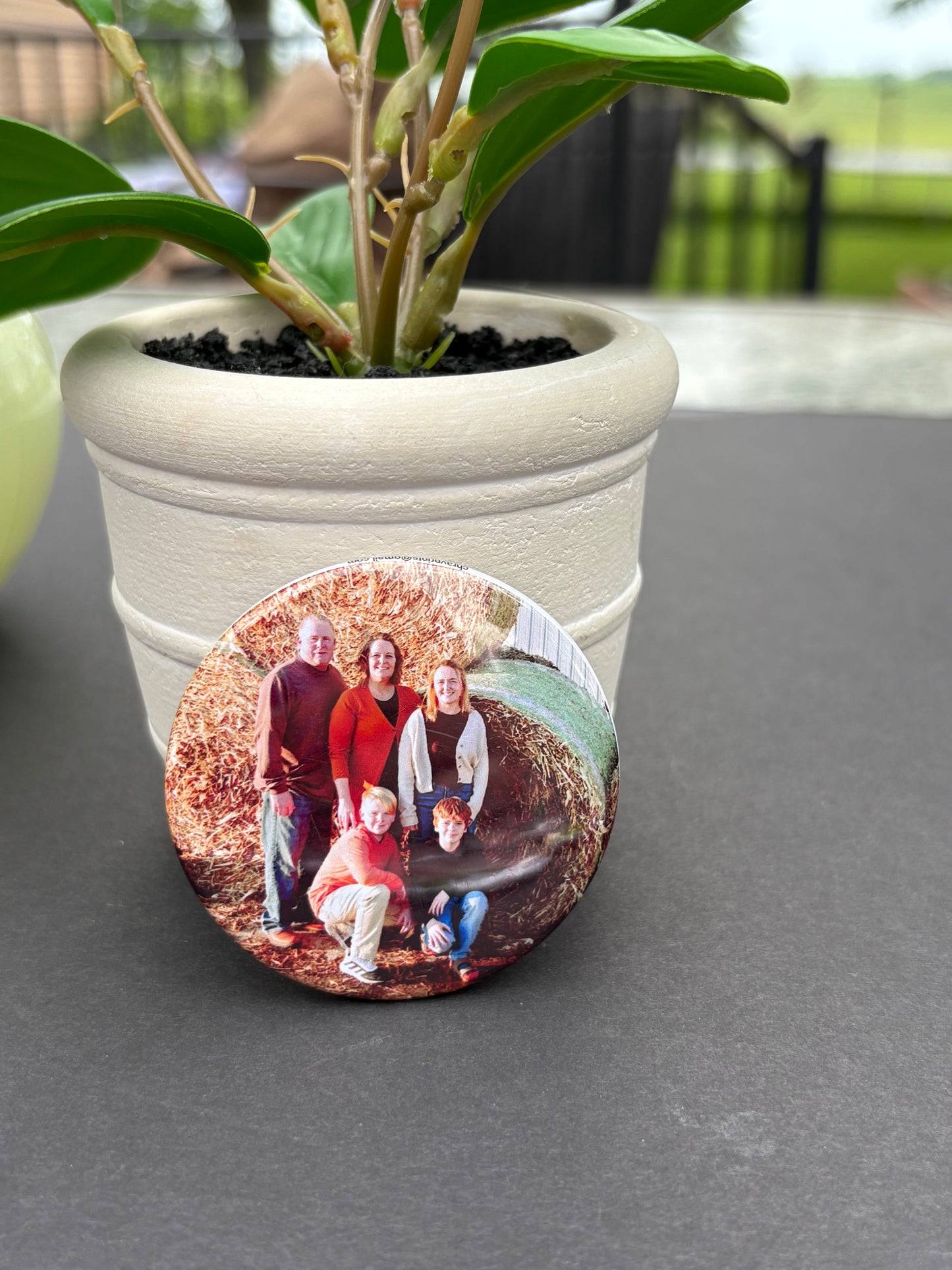 2.25" Round Custom Photo Magnet
