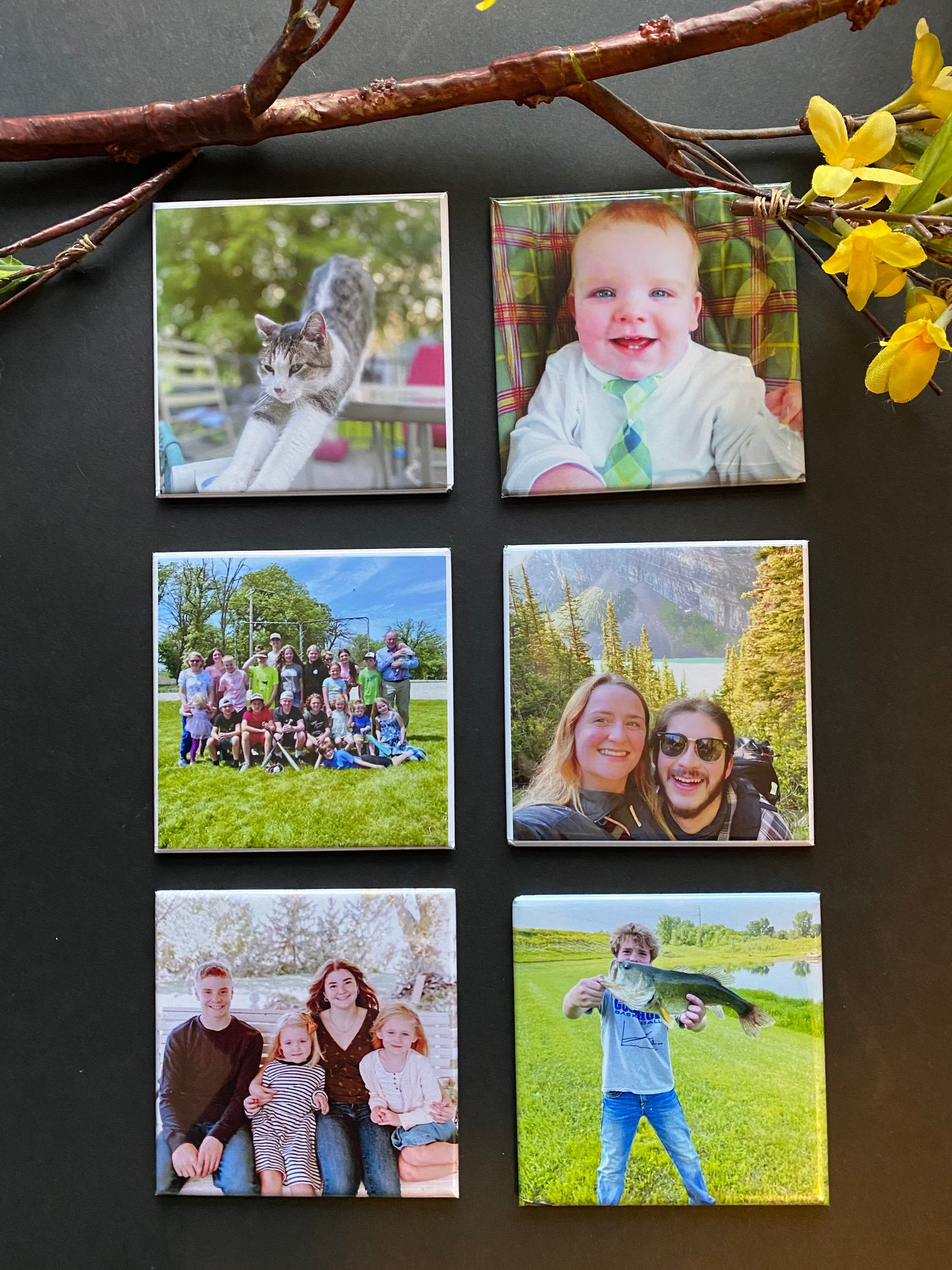 3"x3" Square Custom Photo Magnet