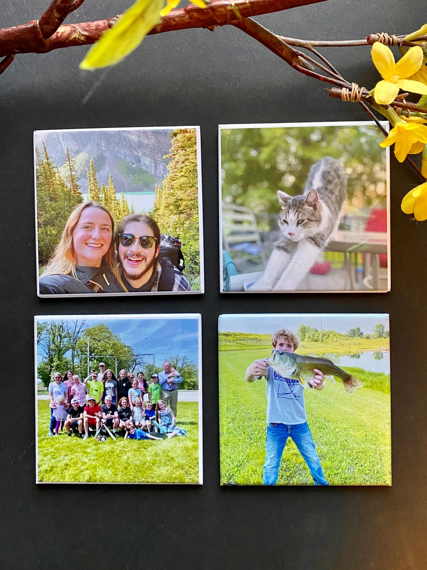 3"x3" Square Custom Photo Magnet