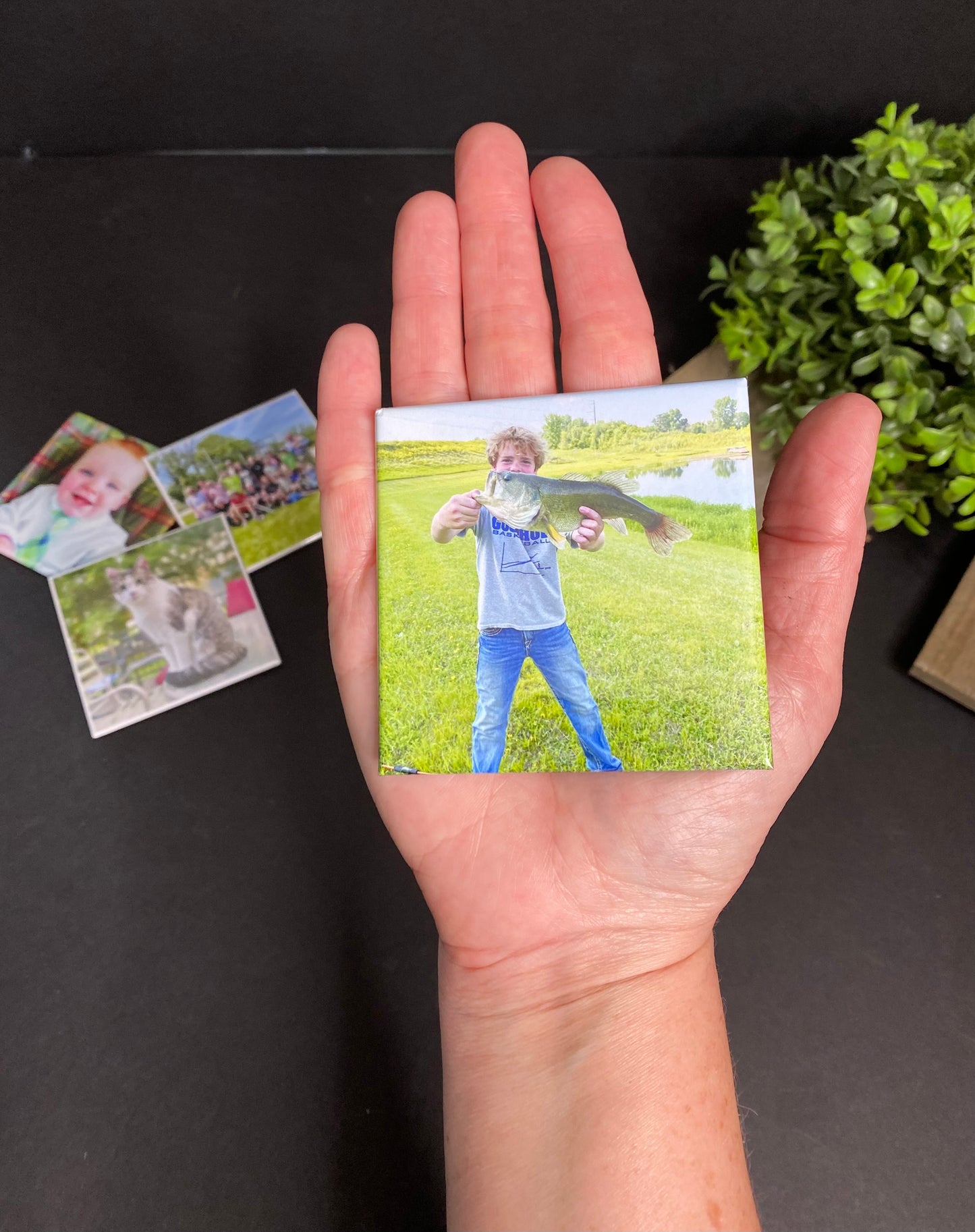 3"x3" Square Custom Photo Magnet