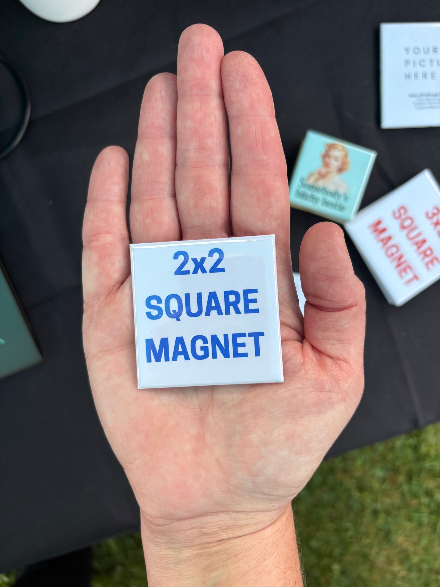 2x2 Square Custom Photo Magnets