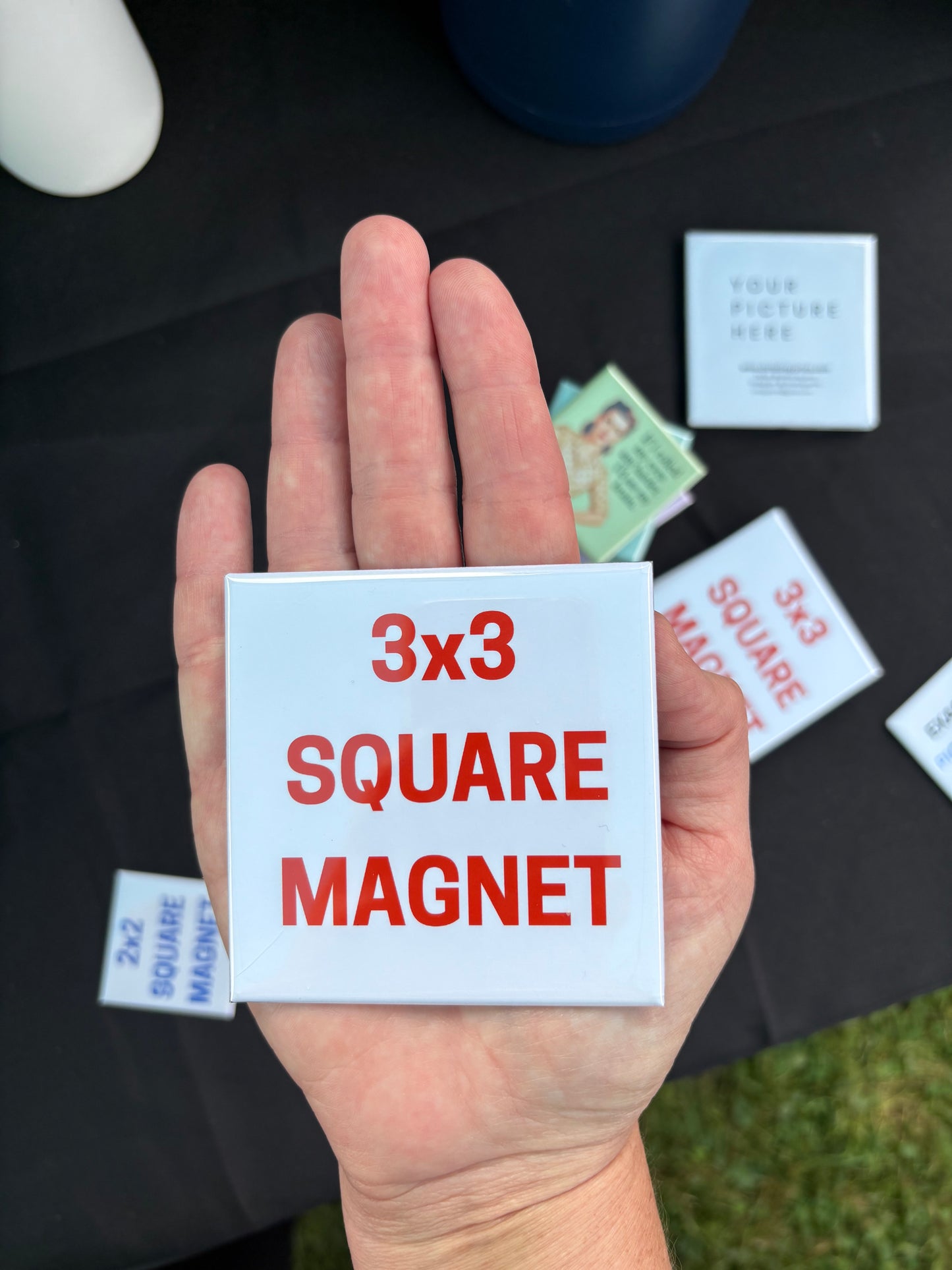 3"x3" Square Custom Photo Magnet