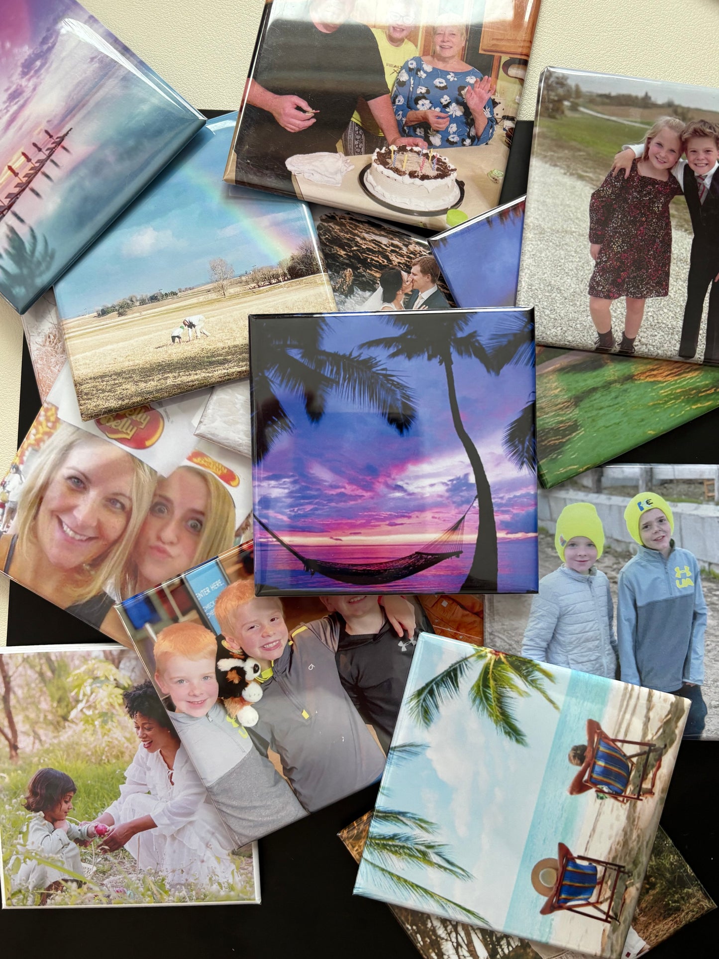 3"x3" Square Custom Photo Magnet